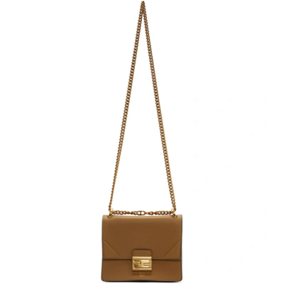 Shop Fendi Brown Small Kan U Bag In F19t6 Tan