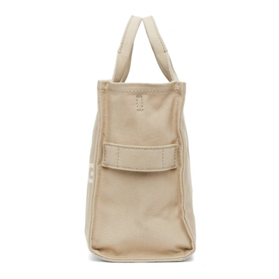 Shop Marc Jacobs Beige 'the Small Traveler' Tote