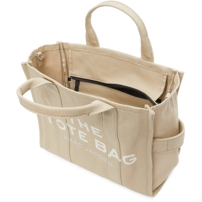 Shop Marc Jacobs Beige 'the Small Traveler' Tote