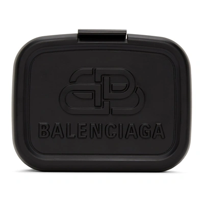 Shop Balenciaga Black Mini Lunch Box Bag In 1000 Black