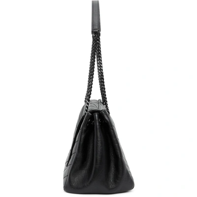 Shop Saint Laurent Black Medium Nolita Bag In 1000 Black