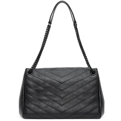 Shop Saint Laurent Black Medium Nolita Bag In 1000 Black