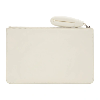 Shop Lemaire White A5 Pouch In 000 White