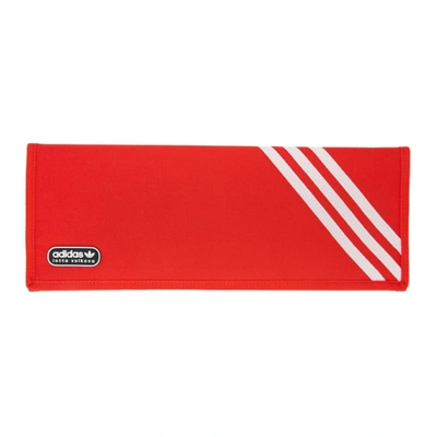 Shop Adidas Lotta Volkova Red Trefoil 3 Fold Clutch