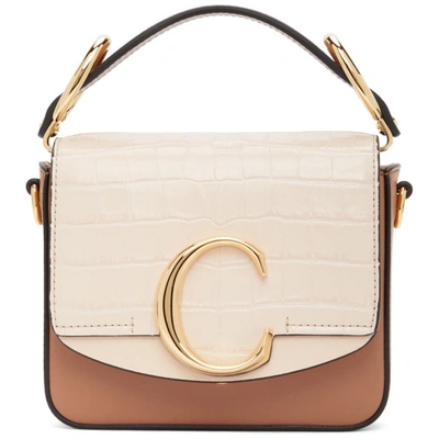 Shop Chloé Pink Mini ' C' Bag In 6j5 Cempink
