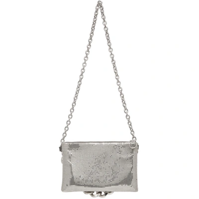 Shop Kara Silver Chain Mail Crossbody Bag