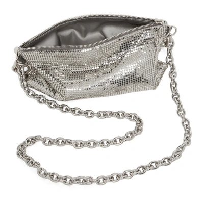 Shop Kara Silver Chain Mail Crossbody Bag