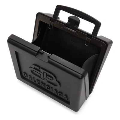 Shop Balenciaga Black Bb Lunch Box Bag In 1000 Black