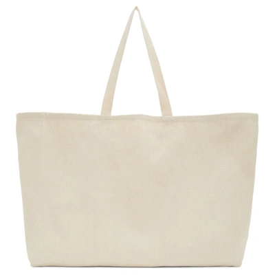 Shop Museum Of Peace And Quiet Beige Twill 'naturalist' Tote