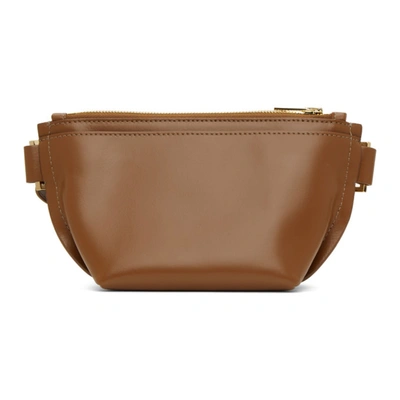Shop Sacai Brown Trapezoid Wallet Bag In 601 Brown