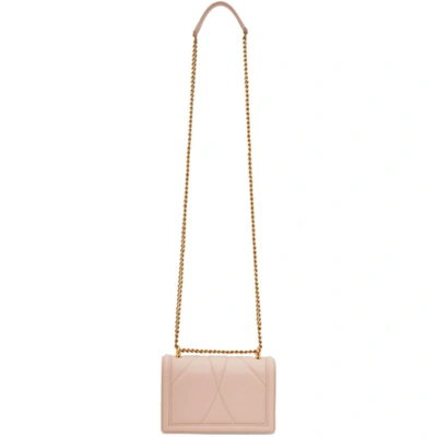 Shop Dolce & Gabbana Dolce And Gabbana Pink Small Devotion Bag In 80412 Cipri