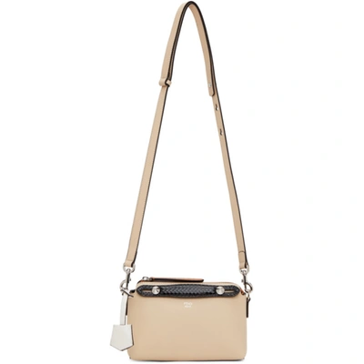 Shop Fendi Beige Snake Mini By The Way Bag In F1bzo Multi