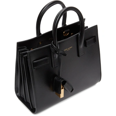 Shop Saint Laurent Black Nano Sac De Jour Tote In 1000 Black