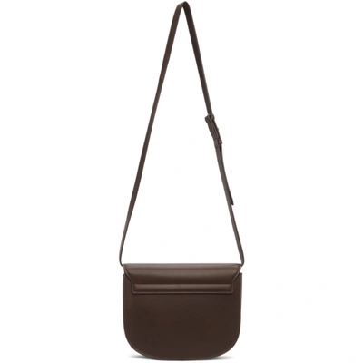 Shop Saint Laurent Brown Medium Kaia Bag In 2004 Dkoak