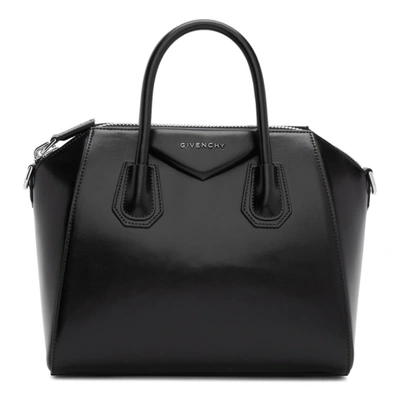 Shop Givenchy Black Small Antigona Bag In 001 Black