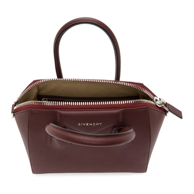 Shop Givenchy Purple Small Antigona Bag In 542 Aubergi