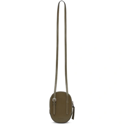 Shop Jw Anderson Khaki Midi Cap Bag In 594 Olive