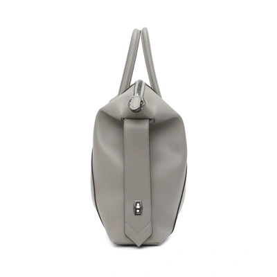 Shop Givenchy Grey Large Soft Antigona Bag In 051 Pearl