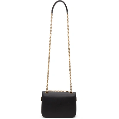 Shop Lanvin Black Small Swan Box Bag In 10 Black