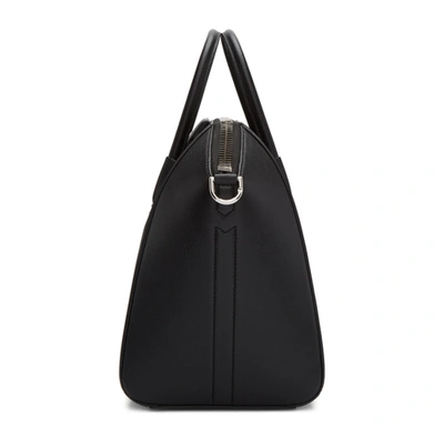 Shop Givenchy Black Medium Antigona Bag In 001 Black