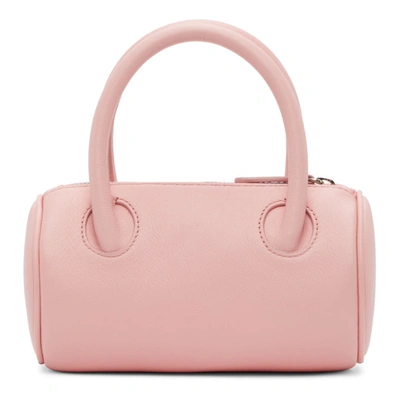 Shop Abra Pink Cylinder Bag