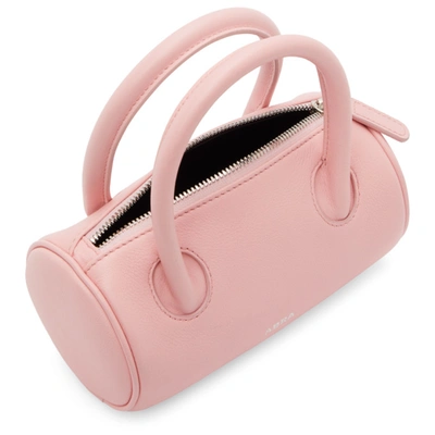 Shop Abra Pink Cylinder Bag