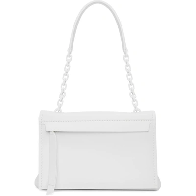 Shop Off-white White Soft Diag Binder Clip Bag