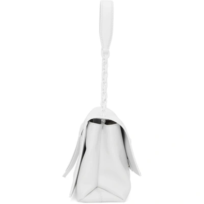 Shop Off-white White Soft Diag Binder Clip Bag