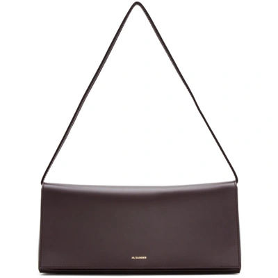 Shop Jil Sander Purple Medium Prism Bag In 501 - Hicha