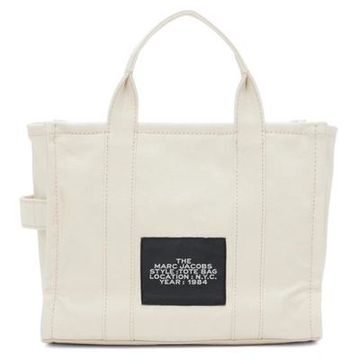 Shop Marc Jacobs White Peanuts Edition Canvas The Small Traveller Tote In 101 White M