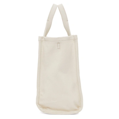 Shop Marc Jacobs White Peanuts Edition Canvas The Small Traveller Tote In 101 White M