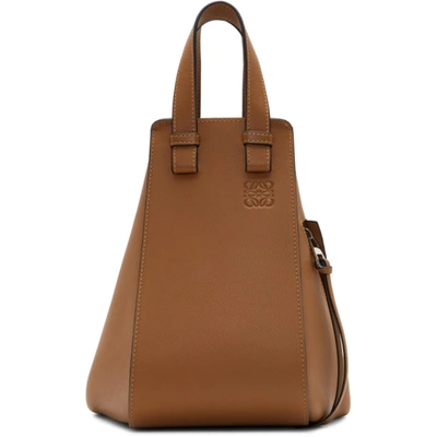 Shop Loewe Tan Small Hammock Bag In 2530 Tan