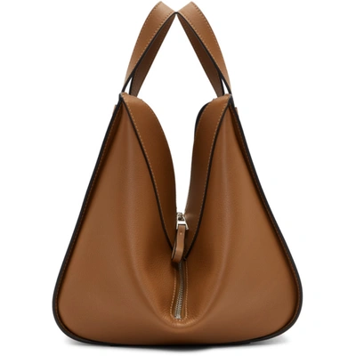 Shop Loewe Tan Small Hammock Bag In 2530 Tan