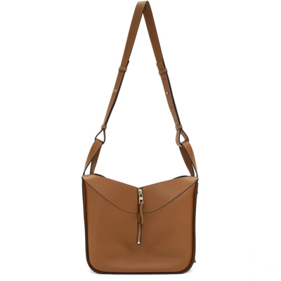 Shop Loewe Tan Small Hammock Bag In 2530 Tan