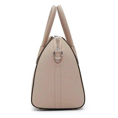 Shop Givenchy Beige Small Antigona Bag In 292 Dune