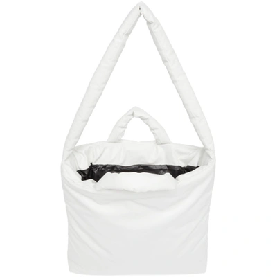 Shop Kassl Editions White Medium Oil Bag In 0000 White