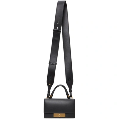 Shop Alexander Mcqueen Black Small Skull Lock Bag In 1000 Black