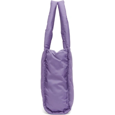 Shop Marc Jacobs Purple Heaven By  Logo Tote In Soft Violet