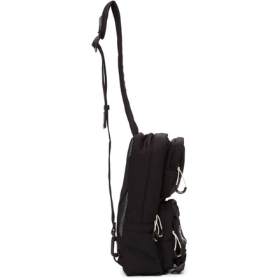 Shop Kenzo Black Single Shoulder Backpack In 99 Black