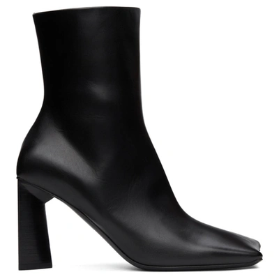 Shop Balenciaga Black Moon Ankle Boots In 1000 Black