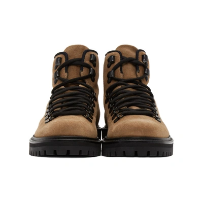 Shop Common Projects Brown Suede Hiking Boots In 3621 Brown