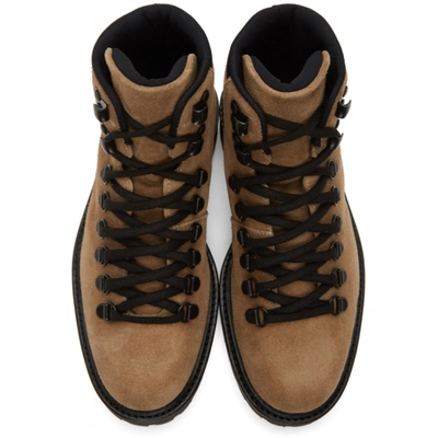 Shop Common Projects Brown Suede Hiking Boots In 3621 Brown