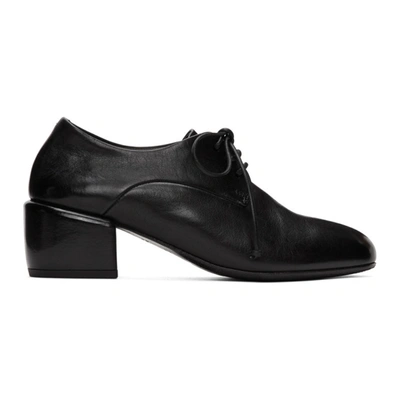 Shop Marsèll Marsell Black Tondello Derby Heels In 666 Black