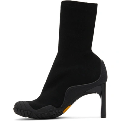 Shop Balenciaga Black Finger Toe Boots In 1000 Black