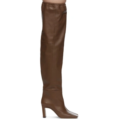 Shop Wandler Brown Anne Boots In 1651 Cacao