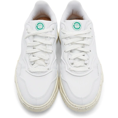 Shop Adidas Originals White Clean Classics Sc Premiere Sneakers