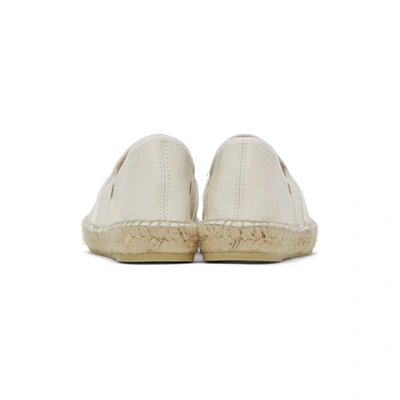 Shop Kenzo Off-white Tiger Espadrille Sneakers In 03 Ecru