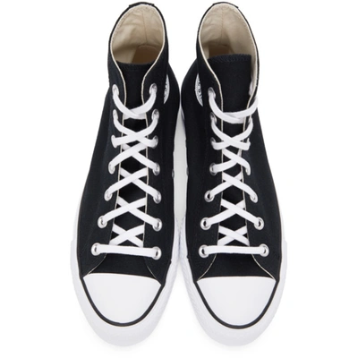 Shop Converse Black Chuck Taylor All Star Lift Hi Sneakers In Black/white