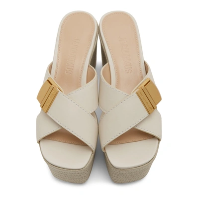 JACQUEMUS 灰白色 LES SANDALES TATENES 凉鞋