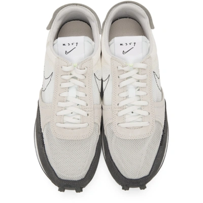 Shop Nike White And Black Daybreak Type N.354 Sneakers In 100 Wh/blk